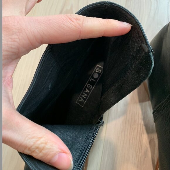 Solsana black ankle boot - Genuine Leather, size 41 - Picture 5 of 5